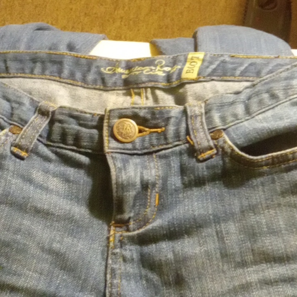 American Rag Blue Denim Overalls - Picture 3 of 8
